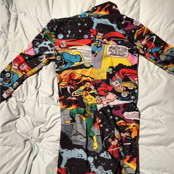 ULTRA RARE Black Milk Rainbow Bridge Thor Snuggle Suit Size Large Marvel - Picture 9 of 14
